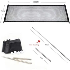 Retractable Pet Dog Gate Safety Guard Folding Baby Toddler Stair Magic Isolation