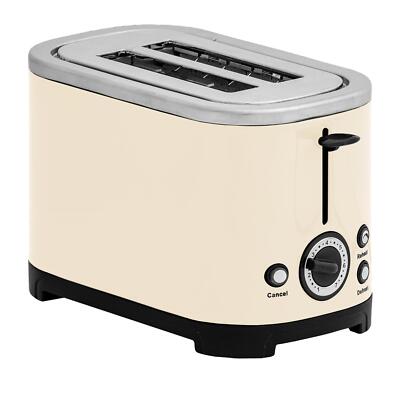 NIEDRIGE WATTZAHL TOASTER 2 SCHEIBEN QUEST RAKETE FÜR WOHNWAGEN WOHNMOBIL CREME 900W