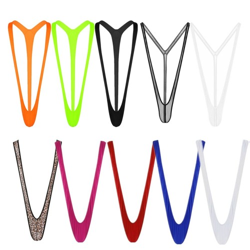 Men Mankini Body Suspender Underwear Slingshot Swimsuit Thong Bodysuit Bikini