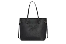 RUBY RIBBON TOTE IN BLACK #1611 NEW!