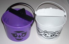 McDONALD's 2023 Halloween Bucket Pail Mummy Vampire Boo Buckets HAPPY MEAL TOYS