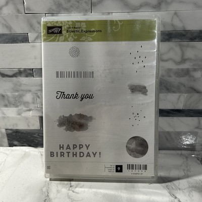 Stampin Up Eclectic Expressions *Retired* 9 Stamps!