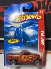 2007 HOT WHEELS ''CODE CAR'' #098 = DODGE POWER WAGON = BURGANDY K7649