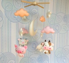 Farm baby mobile Nursery decor Baby mobile boy Baby mobile girl Nursery mobile