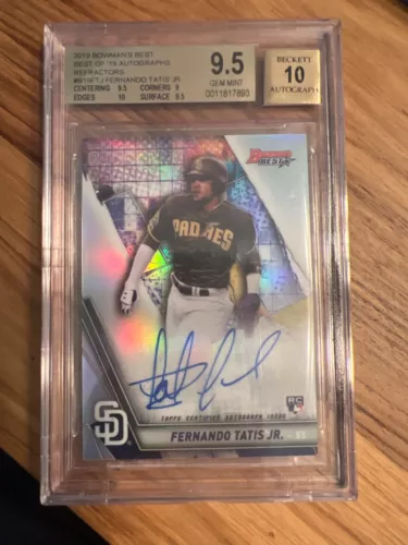2019 Bowman's Best - Autographs Refractor #B19-FTJ Fernando Tatís Jr. (AU, RC)