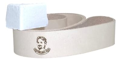 1'' X 42'' Leather Honing & Polishing Belt Buffing Compound Incl