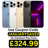 Apple iPhone 13 Pro 5G 128GB - Unlocked iOS Smartphone All Colors - PRISTINE A++