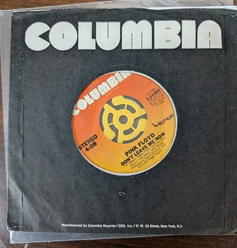 Pink Floyd,Col. 11265,"Run Like Hell"US,7" 45, 1979 classic rock,