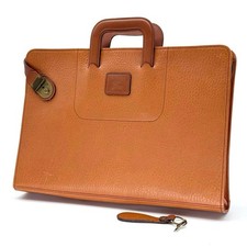 Burberry Briefcase Camel Leather Business Bag...
