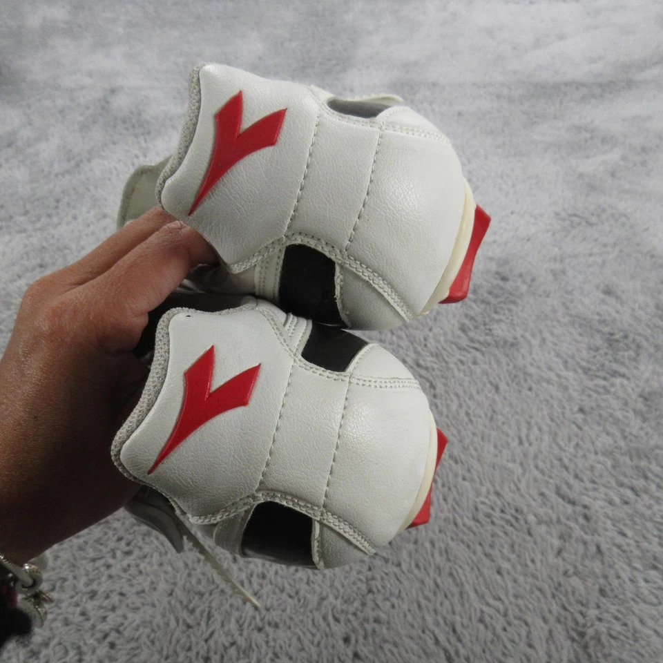 Zapatos de ciclismo de carretera Diadora para hombre EE. UU. 8,5 UE 42 suela de carbono trinquete 3 pernos blancos Foto 3 de 4