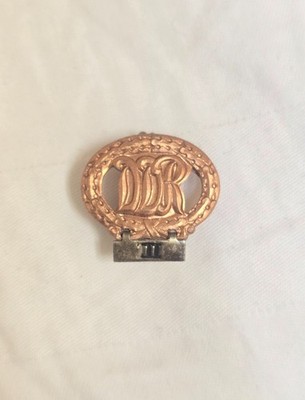 East German DDR Central Sports Performance Bronze Pin Badge