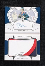 2021 Panini National Treasures 53/99 Davis Mills #RJB-DM Auto rf2
