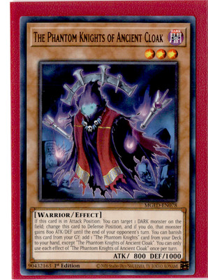 The Phantom Knights of Ancient Cloak | MGED-EN078 | Yu-Gi-Oh! TCG