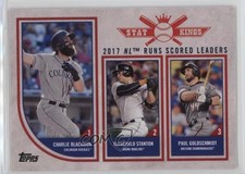 2018 Topps Big League Stat Kings Trio Paul Goldschmidt Giancarlo Stanton 1fn9