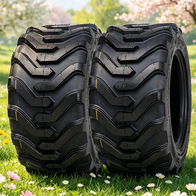 2X 18x8.50-10 Skid Steer Tires SKS 18x8.5-10 Heavy Duty 8PR 18X8.5X10 Industrial