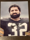 Franco Harris Autographed ”Steelers”  Signed 8x10 Photo . COA . HOF