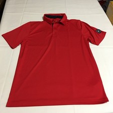 Oobe Chick-fil-A Polo Shirt Mens Medium Red Short Sleeve Performance Employee