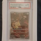 Pokémon Team Rocket's Meowth 203/182 Destined Rivals Illustration Rare PSA 10 E…