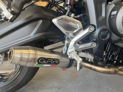 Triumph Trident 660 2021-2024 Exhaust GPR Full System Deeptone Inox Low