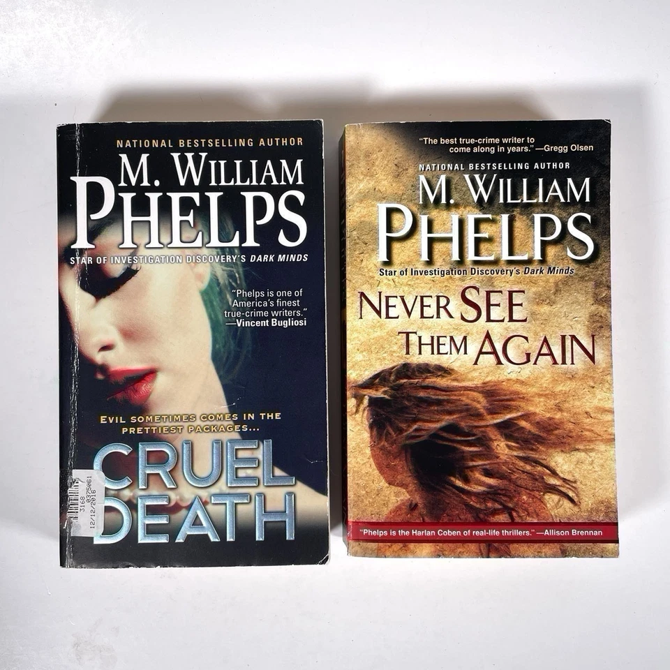 Lot of 7 True Crime Mass Market Paperback Books - M. William Phelps & More! - Image 3 of 4