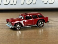 Hot Wheels 2008 Since 68 Collector Top 40 Loose Burgundy 55 Chevy Nomad