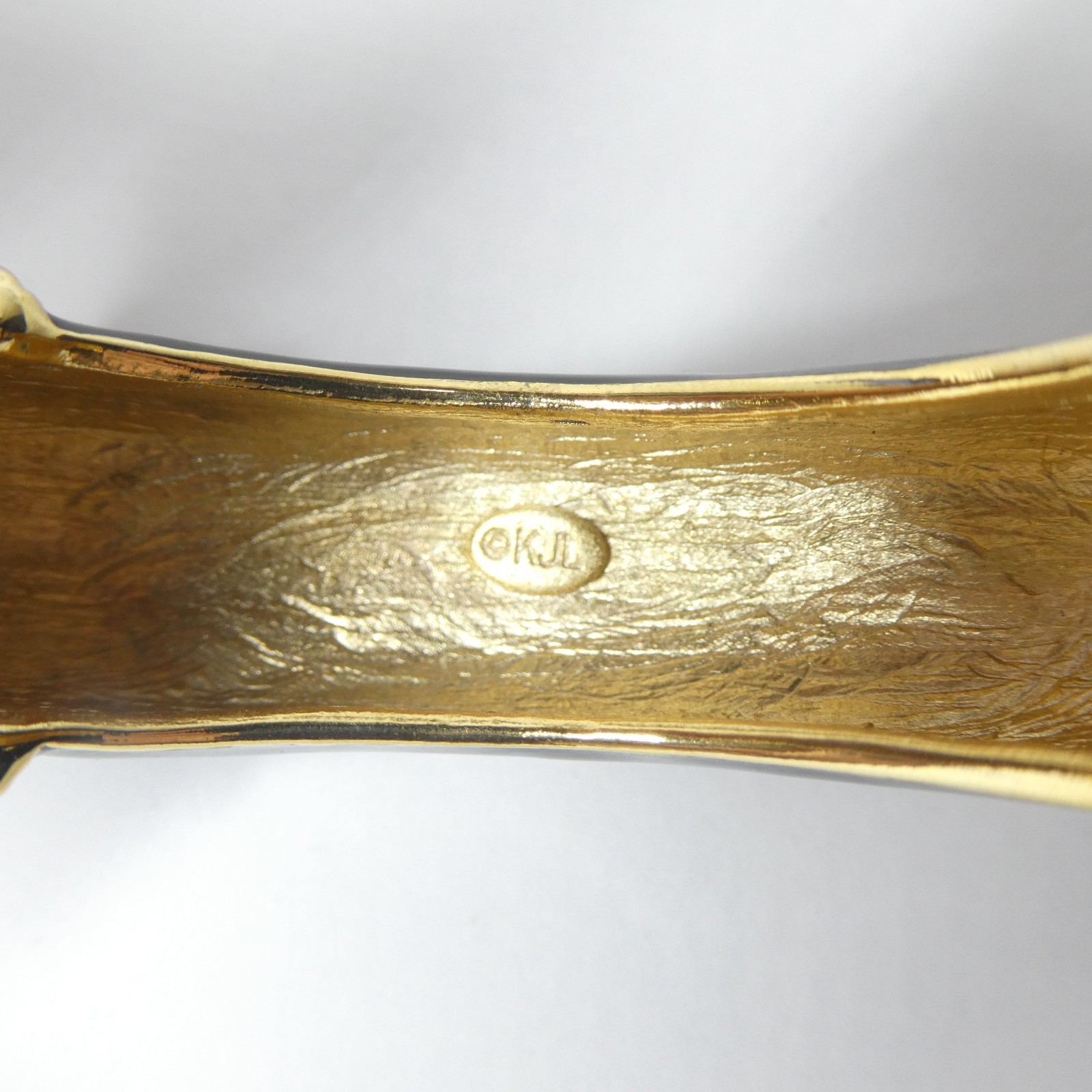 Double Leopard Head Bracelet KJL Kenneth Lane Bla… - image 8