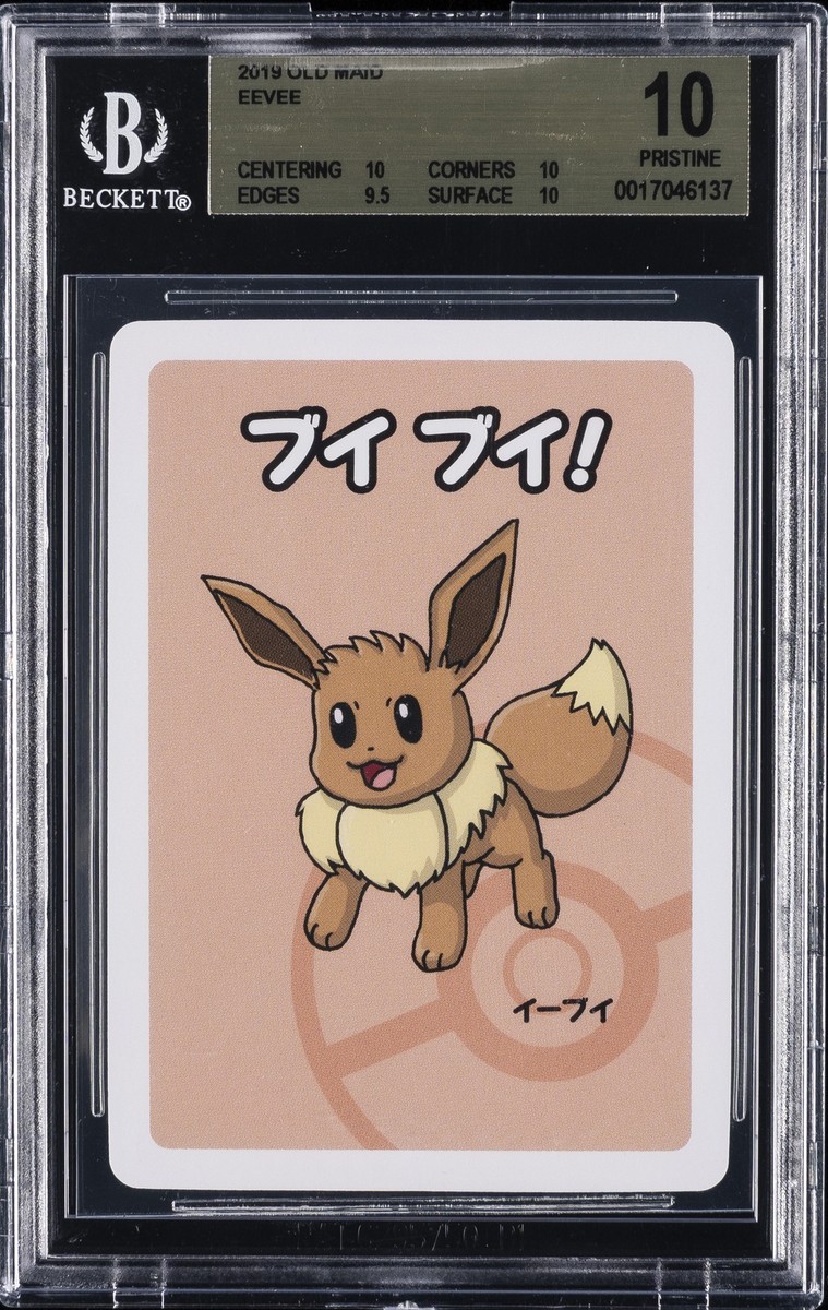 2019 OLD MAID (POKEMON) PRISTINE EEVEE BGS 10 | eBay