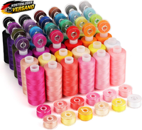Coquimbo 72 StüCk NäHgarn Set, 36 Farben 400Y NäHgarn Mit 36 Spulen | Polyester