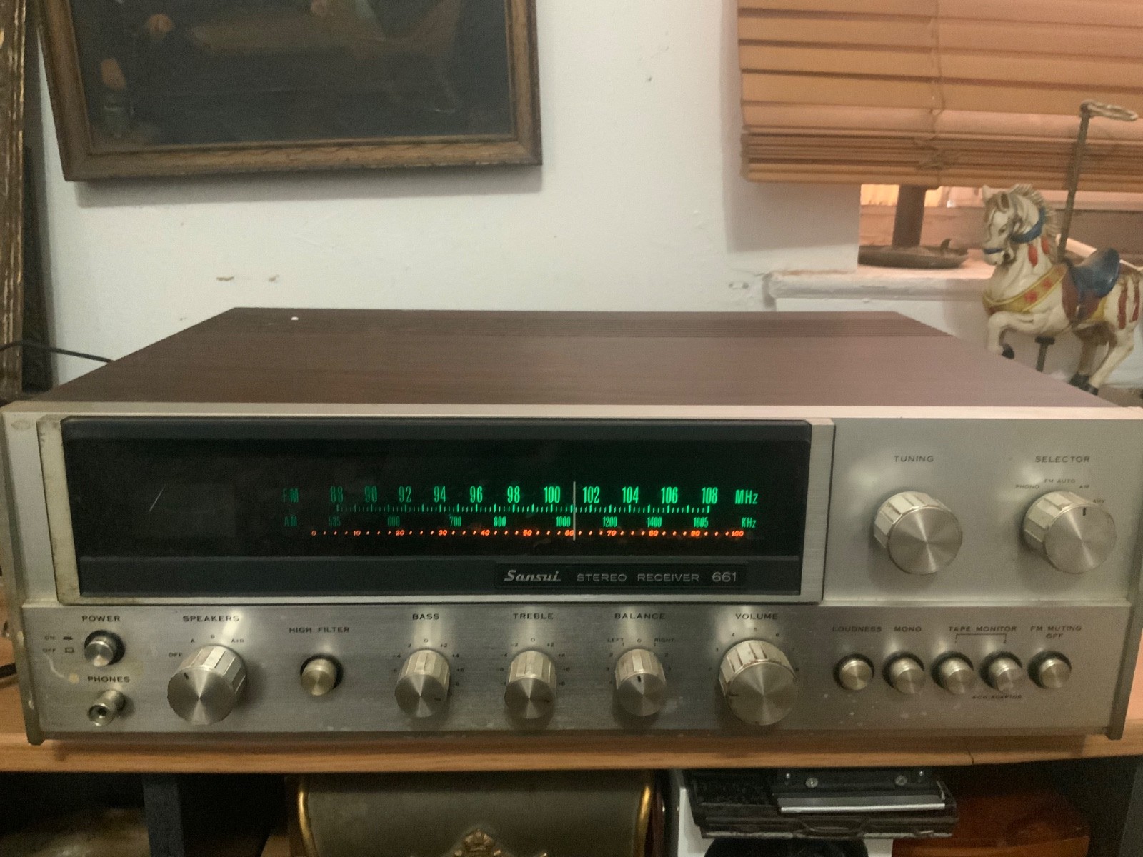 Sansui sr-727 vintage audio equipment - eBay listing photo 2