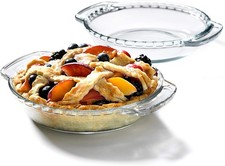 Anchor Hocking Mini Pie Plate Oven Basics, Glass, 6-Inch, Clear 6",