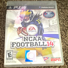 EA Sports NCAA Football 14 PS3 E Sports Football Manual Included