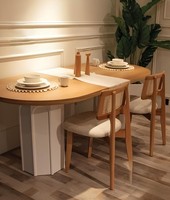 Stilvolle Esszimmer Garnitur Holz Esstisch LuxuriöSe PolsterstüHle