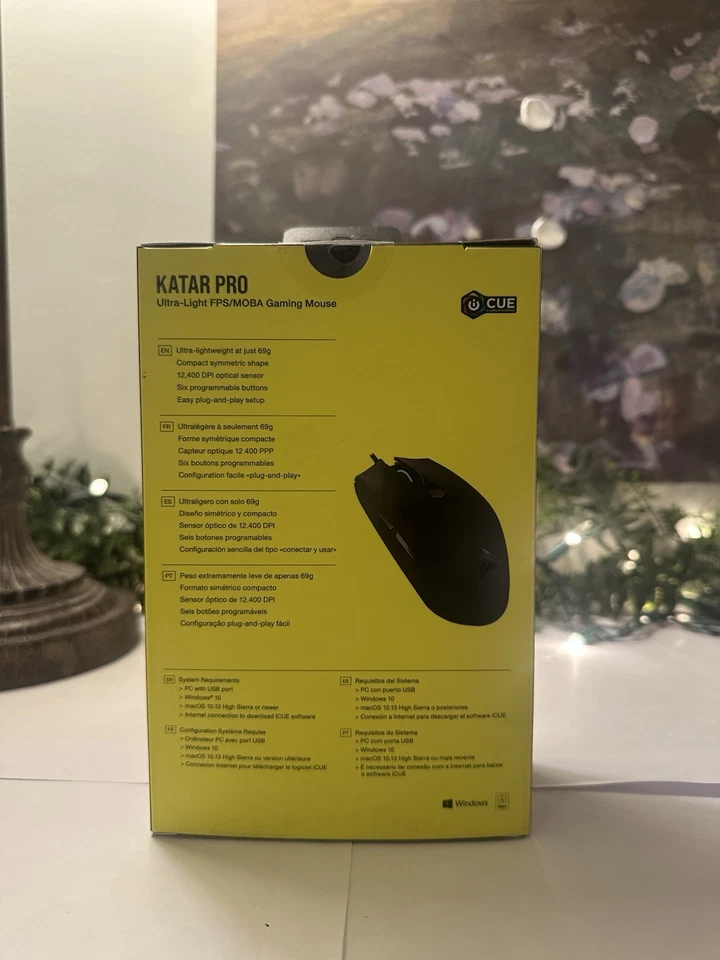 CORSAIR - BRAND NEW - KATAR PRO ULTRA LIGHT GAMING MOUSE - 12,400 DPI sensor - Image 2 of 4