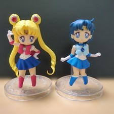 Sailor Moon Atsumete Figure 2014 Set 2 Pack Figure Opened Used Excellent