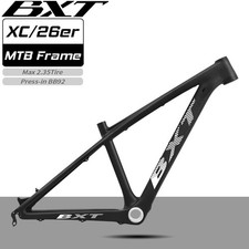 BXT 26er Carbon Fiber Mtb Bike Frame 14" Mountain Fahrradrahmen+Fork 135*9mm