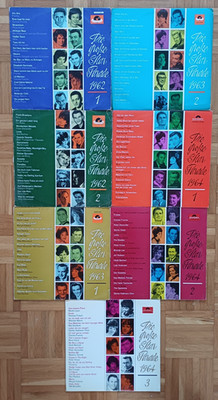 H Konvolut 12'' LP Die große Starparade 1962 1963 1964 GER 7 LP´s Polydor