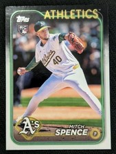 2024 Topps Update Mitch Spence RC Oakland Athletics #US28