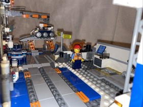 Lego City 60229 X 3 Moc Launch Control And Rover Workshop + 60230 & 60077 Packs