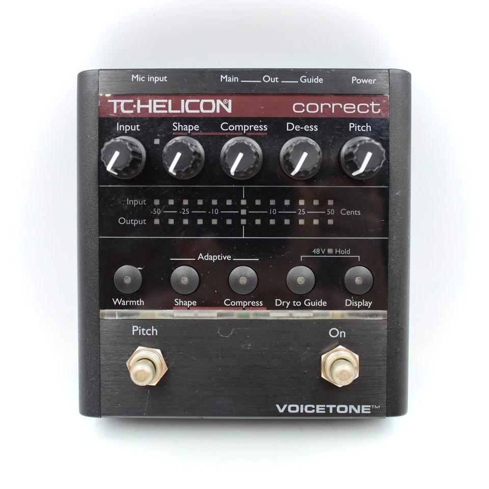 TC HELICON VoiceTone Correct With Power Supply Vocal Effect Processor 8655330 - Image 3 of 4