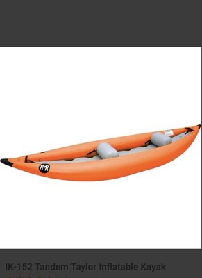 Rocky Mountain Rafts IK-152 Animas Tandem Raft Orange Inflatable Boat MPN IK-152