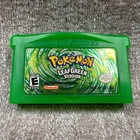 TESTED CLEANED Pokemon Leaf Green Authentic For Game Boy Advance Loose Cartridge