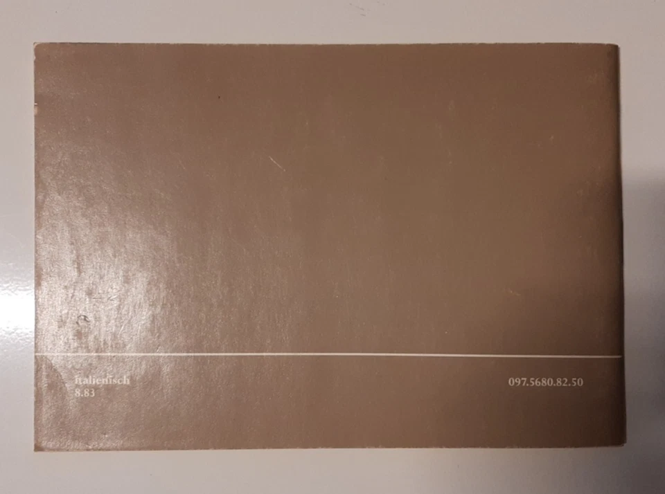 AUDI 80 LIBRETTO USO E MANUTENZIONE  EDIZIONE 1983 - USATO - Immagine 2 di 4