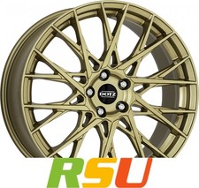 Dotz Fuji gold 9x20" ET40 LK5 112 ML 70.1 Alufelgen 20 Zoll