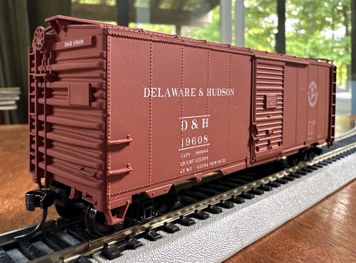 Accurail HO Kit #3546 40’ Acero AAR Caja Coche Delaware & Hudson 19608 Montado NY | Zustand: Used