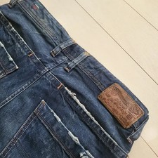 DIESEL Refinished Denim Bermuda Shorts - Unique Vintage Look
