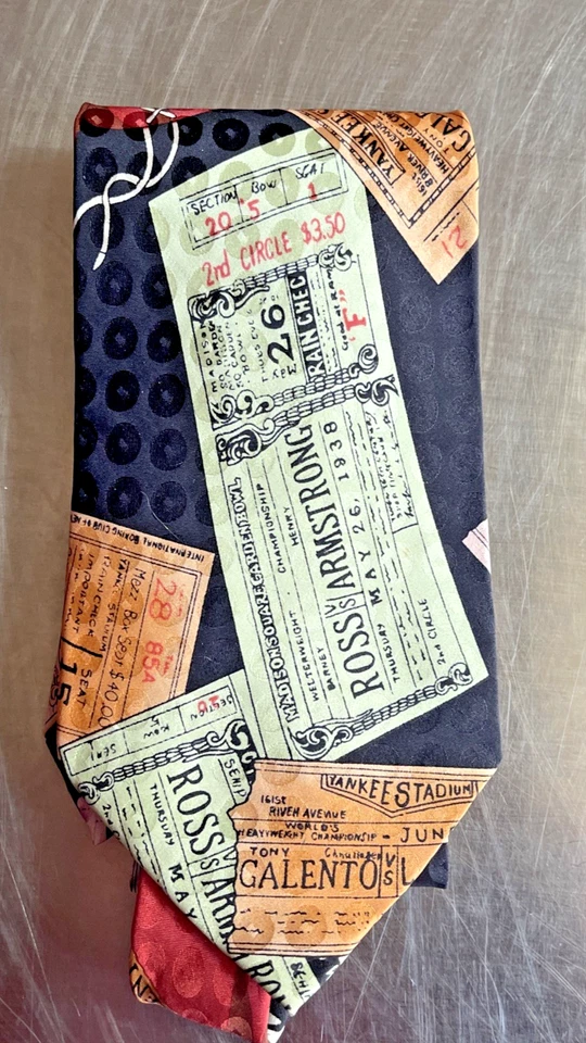 Lote de 3 corbatas de seda Nicole Miller vintage diseños deportivos béisbol baloncesto Foto 2 de 4