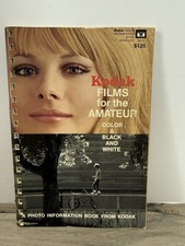 Kodak Photo Information Book AF-1 FILMS For The AMATEUR Color Black White 1971
