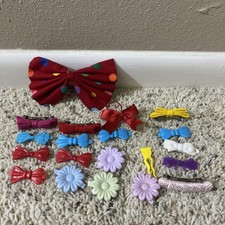 Lot of 20 Vintage Assortment Hair Accessories Hair Clips/ Bow