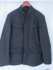 Jasper Conran Mens Navy Blue Jacket Size M Cargo Utility Casual Style Jacket VGC