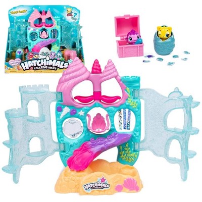 Magical Coral Castle Foldable Playset with 2 Exclusive Hatchimals for Girls